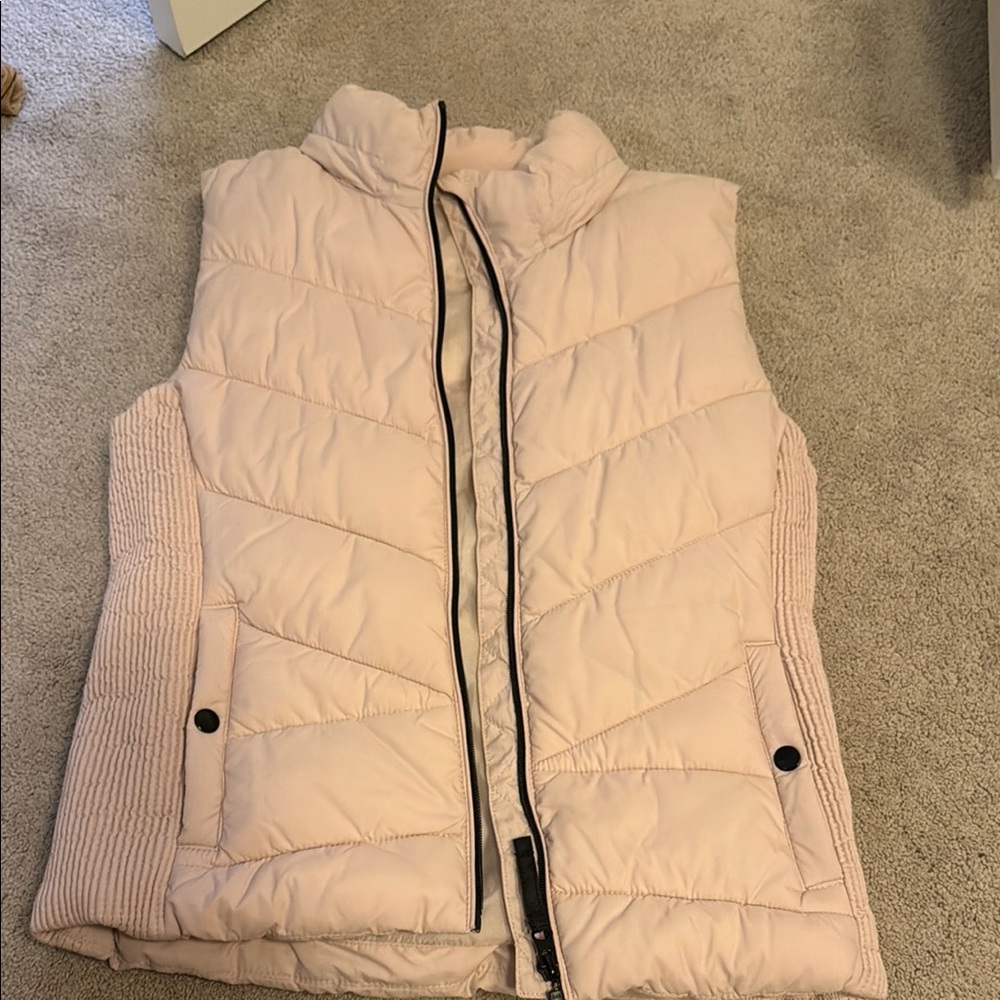 Women's Pink Puffer Vest